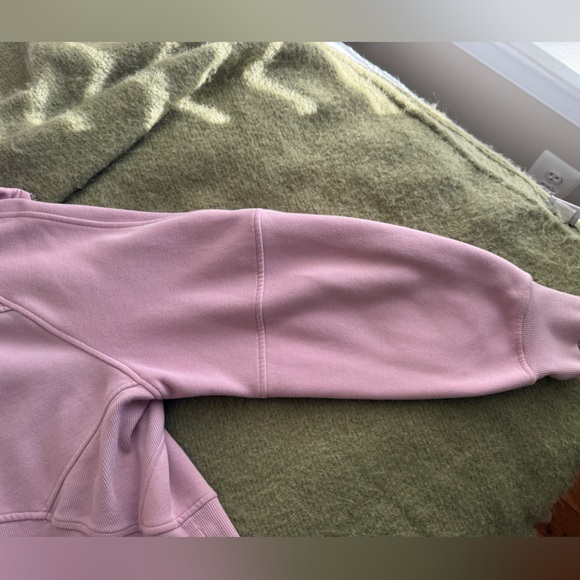 Lululemon Pink Peony Scuba Halfzip - Picture 5 of 11